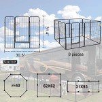 Luxurious Metal Dog Playpen - 8 Panel 32