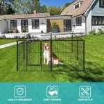 Luxurious Metal Dog Playpen - 8 Panel 32