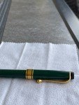 Aurora Ipsilon Deluxe Green Gold Ballpoint Pen