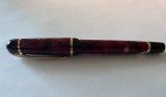 Waterman Paris Maroon Red Gold Trim Ballpoint Pen