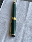 Aurora Ipsilon Deluxe Green Gold Ballpoint Pen