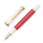Pelikan Souveran M600 Fountain Pen - Red & Gold