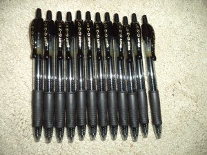 Pilot® G-2 Luxury Gel Roller Pens - Black 0.7mm