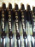 Pilot® G-2 Luxury Gel Roller Pens - Black 0.7mm
