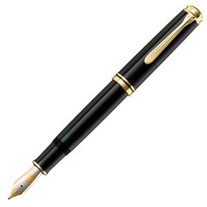 Pelikan Souvalane M1000 Black Fountain Pen, BB
