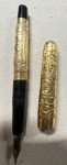 Vintage Waterman 42 1/2 V Gold Overlay Fountain Pen