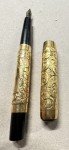 Vintage Waterman 42 1/2 V Gold Overlay Fountain Pen