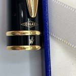Waterman Expert Black Lacquer Gold Trim Fountain Pen