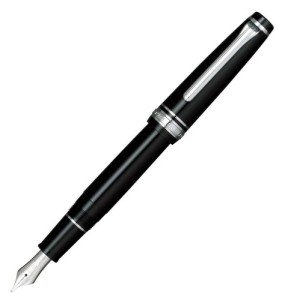 Sailor Professional Gear Slim Silver Black Fountain Pen