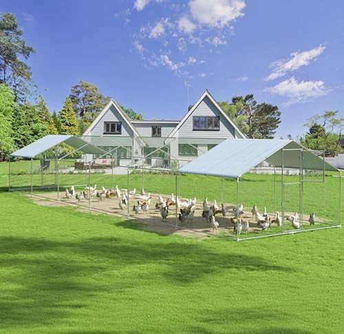 Luxury Large Outdoor Chicken Coop with Double Doors