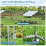 Luxury Large Outdoor Chicken Coop with Double Doors