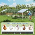 Luxury Large Outdoor Chicken Coop with Double Doors