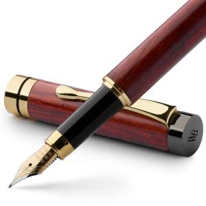 Luxury Bamboo Wood Fountain Pen Set