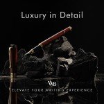 Luxury Bamboo Wood Fountain Pen Set