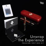 Luxury Bamboo Wood Fountain Pen Set