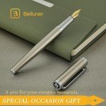 BEILUNER 24K Gilded Luxury Fountain Pen Set