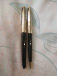 Waterman Gold Filled Cap Black Barrel Fountain Pen