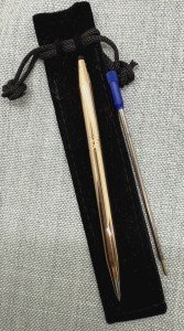 Cross 14Kt Gold Filled Ballpoint Pen with Pouch