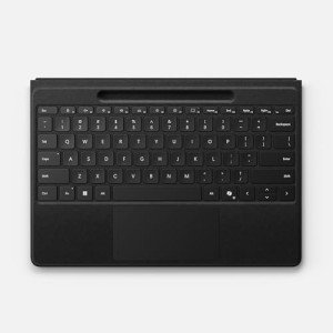 Surface Pro Alcantara Keyboard with Pen Storage - Black
