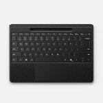 Surface Pro Alcantara Keyboard with Pen Storage - Black