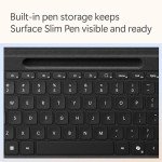 Surface Pro Alcantara Keyboard with Pen Storage - Black