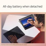 Surface Pro Alcantara Keyboard with Pen Storage - Black