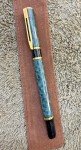 Waterman Laureat I Green Marble Rollerball Pen
