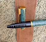 Waterman Laureat I Green Marble Rollerball Pen