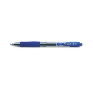 Pilot G2 Premium Blue Gel Ink Pens - Dozen