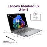 Lenovo IdeaPad 5X 2-in-1 with Pen, Luna Gray