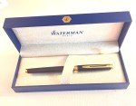 Waterman Hemisphere Black Lacquer Fountain Pen - Fine Nib