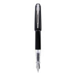 Waterman Kultur Black Fountain Pen with Chrome Trim
