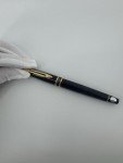 Waterman Paris Expert Black Fountain Pen - Gold Trim