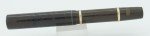 Waterman Black Ebonite Fountain Pen with Gold Bands