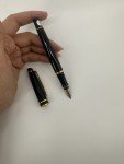Waterman Paris Expert Black Fountain Pen - Gold Trim