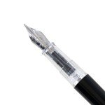 Waterman Kultur Black Fountain Pen with Chrome Trim