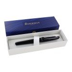 Waterman Kultur Black Fountain Pen with Chrome Trim