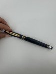 Waterman Paris Expert Black Fountain Pen - Gold Trim