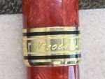 Aurora Optima 75th Anniversary Red Fountain Pen