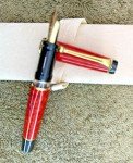 Aurora Optima 75th Anniversary Red Fountain Pen