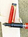Aurora Optima 75th Anniversary Red Fountain Pen