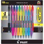 Pilot G2 Fine Point 0.7mm Multicolored Luxury Pens