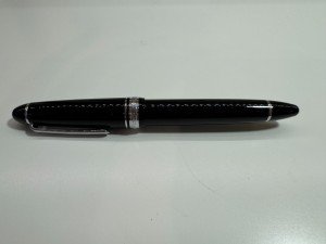 Sailor 1911 L Black Fountain Pen with Silver Trim