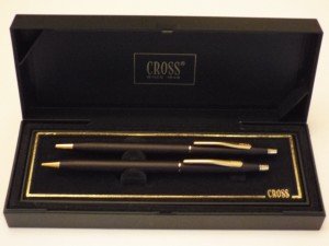 Cross Black Pen and Mechanical Pencil Set