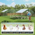 Stylish Large Outdoor Chicken Coop with UV Cover