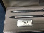 Cross Chrome Ballpoint Pen and Pencil Set