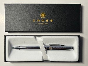 Chrome Cross Metal Ballpoint Pen - Department of State