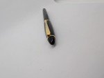 Aurora Ipsilon Black Resin Fountain Pen with Gold Trim