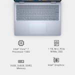 Dell Inspiron 14 2-in-1 Business Laptop - Blue