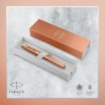 PARKER IM Vibrant Orange Fountain Pen with Gold Trim